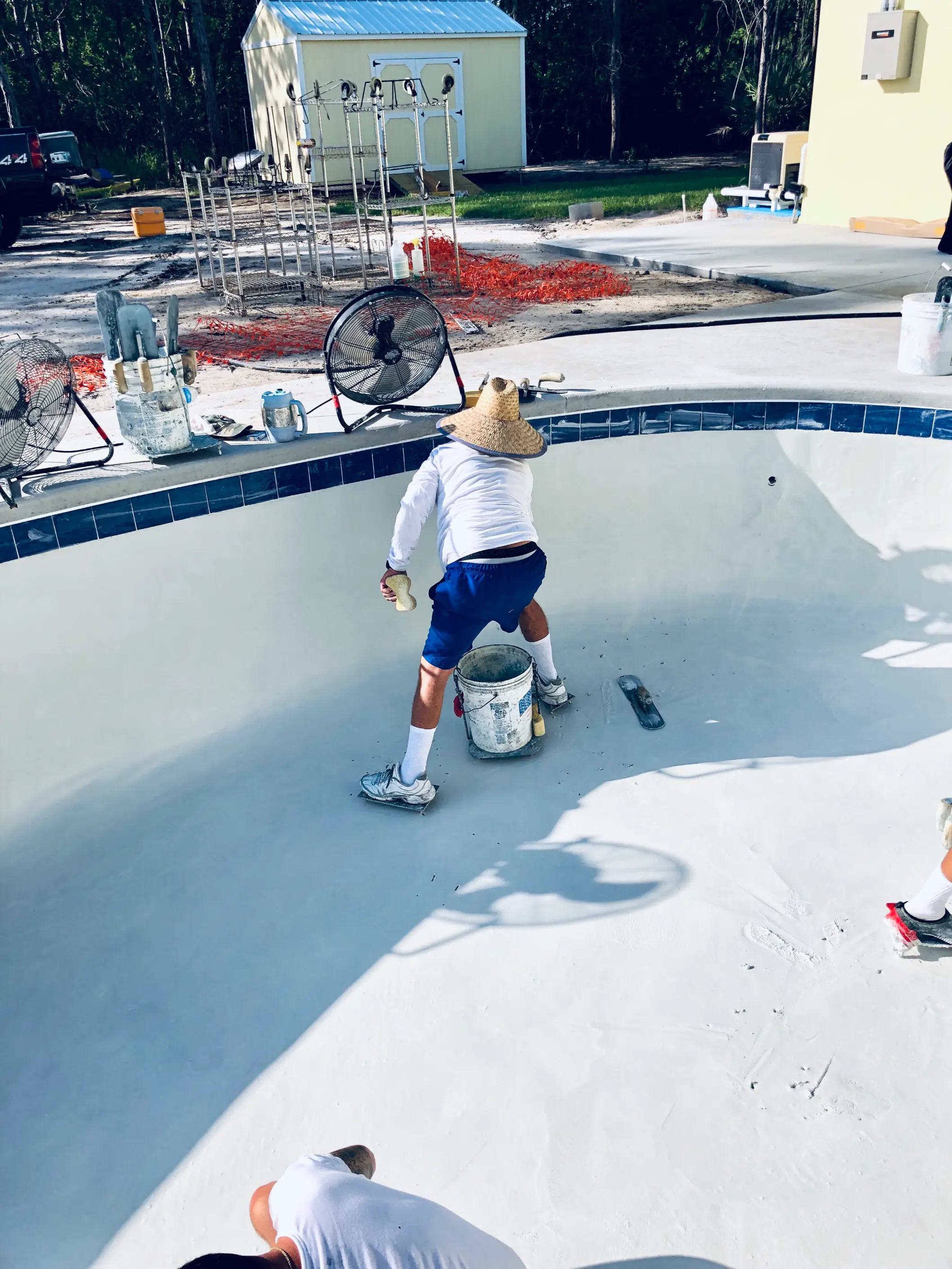 przygotowanie terenu pod basen